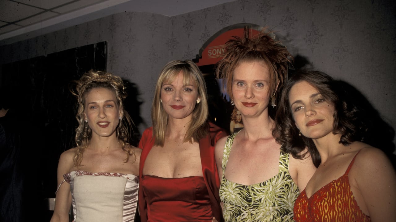 Sarah Jessica Parker, Kim Canttrall, Cynthia Nixon y Kirstin Davis