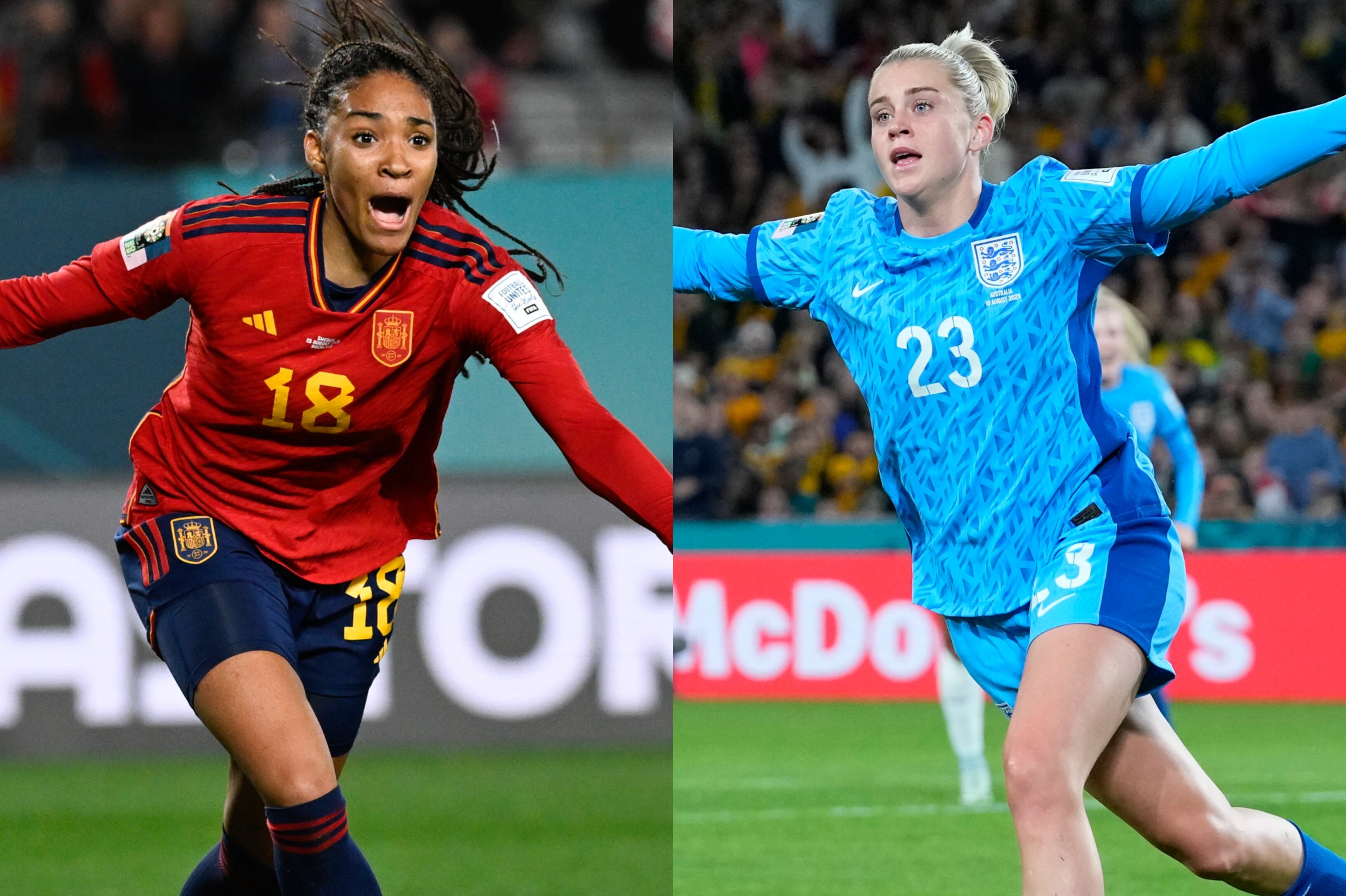 España e Inglaterra jugarán la final del Mundial Femenino.