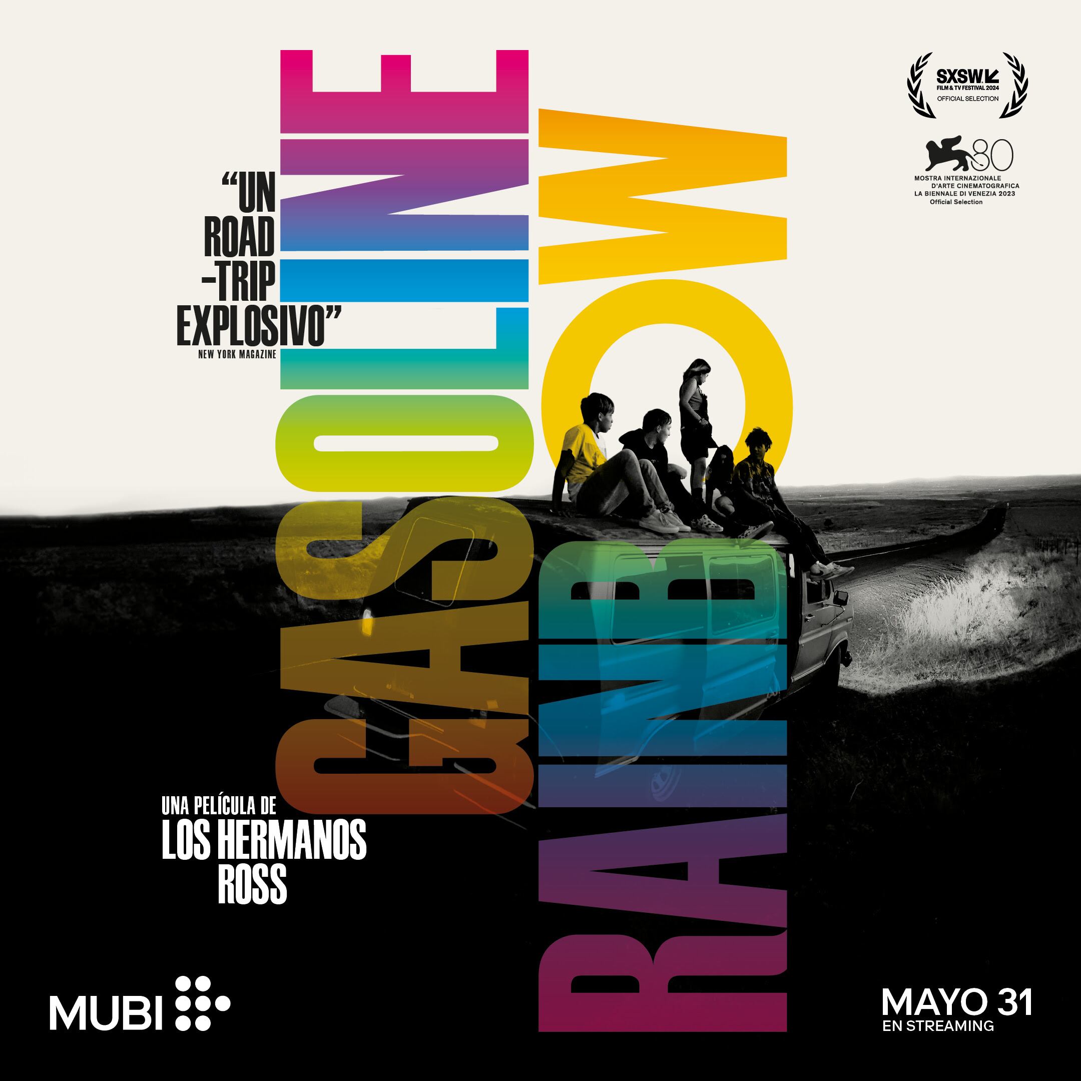 Gasoline Rainbow, de los Hermanos Ross ('Bloody Nose Empty Pockets', 'Contemporary Color'), quienes aplican su enfoque híbrido al road trip cinematográfico.