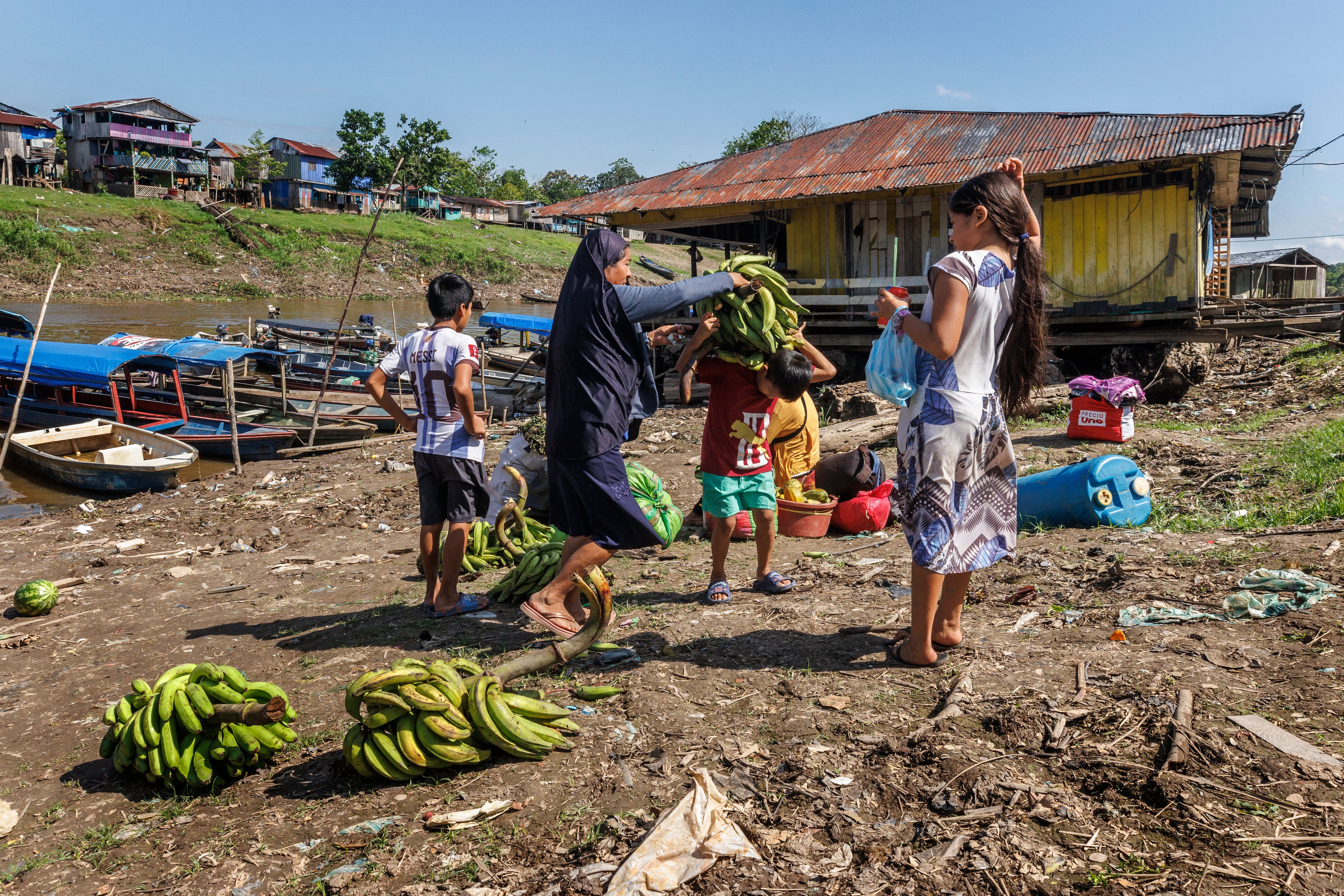 Muelle de Leticia.
Leticia-Amazonas.
Agosto 11 de 2025.
Foto: Juan Carlos Sierra-Revista Semana.