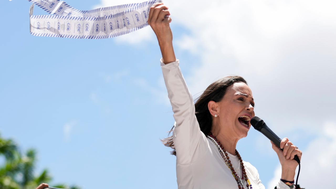 La líder opositora María Corina Machado fue la ganadora del galardón.