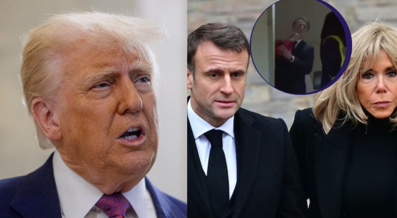 Donald Trump y Emmanuel Macron