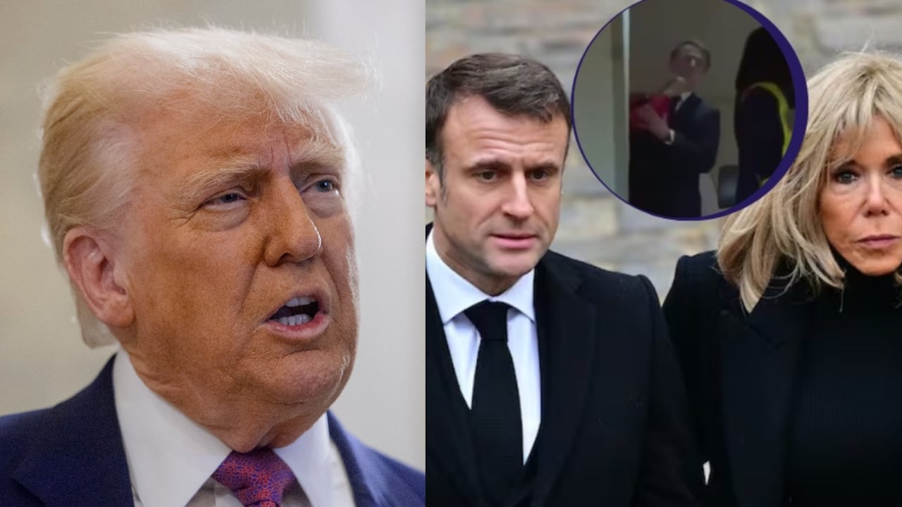 Donald Trump y Emmanuel Macron