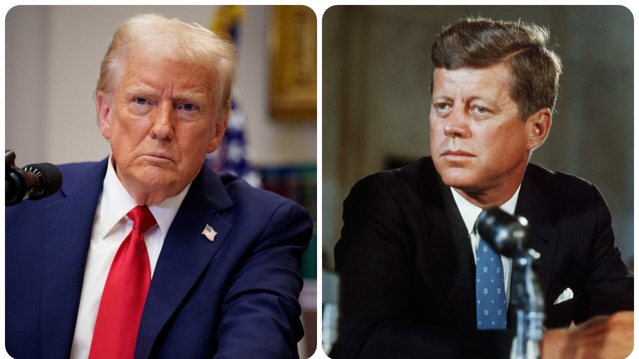 Donald Trump y John F. Kennedy.