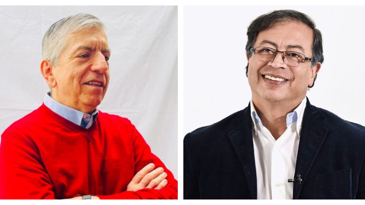 César Gaviria y Gustavo Petro