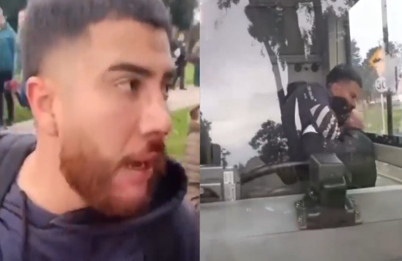 El incidente, que quedó registrado en una grabación de aproximadamente 30 segundos.