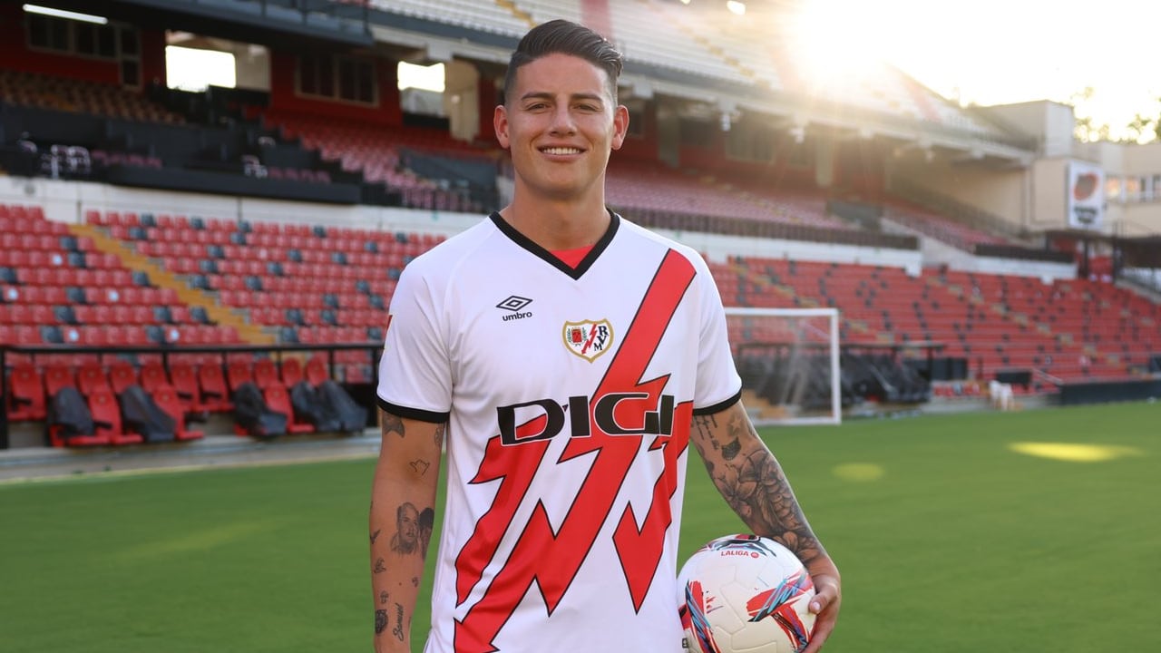 James Rodríguez está feliz en su regreso a la liga española