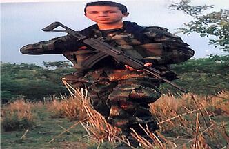 El soldado Josué Daniel Calvo fue privado de la libertad el 20 de abril de 2009 en el sitio El Encanto, de Vista Hermosa, en Meta, donde guerrilleros de las Farc atacaron a militares del Batallón de Contraguerrilla 119.