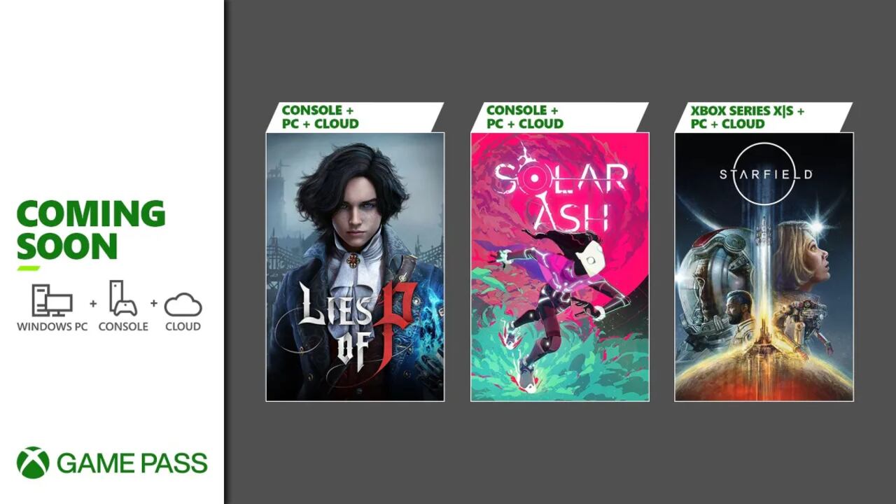Nuevos juegos de Xbox Game Pass para septiembre de 2023.