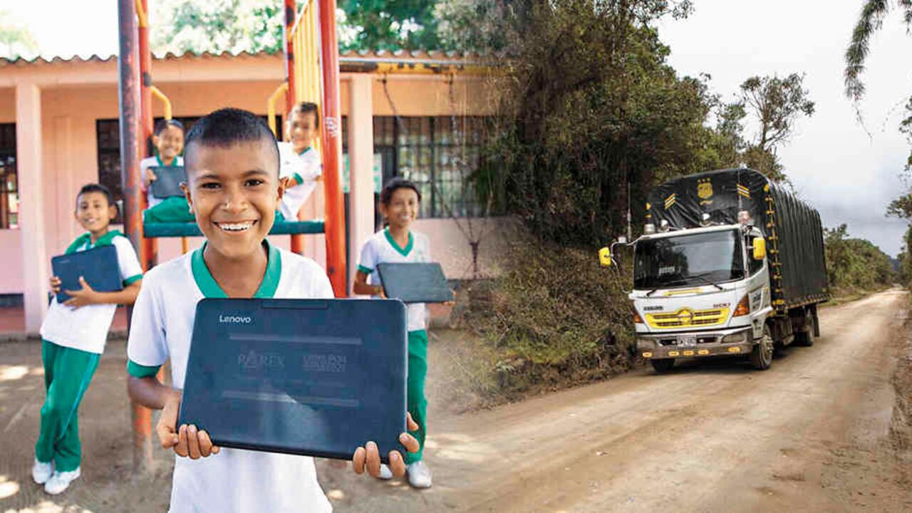 Si bien han entregado un par de escuelas en Tame (Arauca) y Santa Isabel (Tolima), aún no hacen obras más complejas, como carreteras.