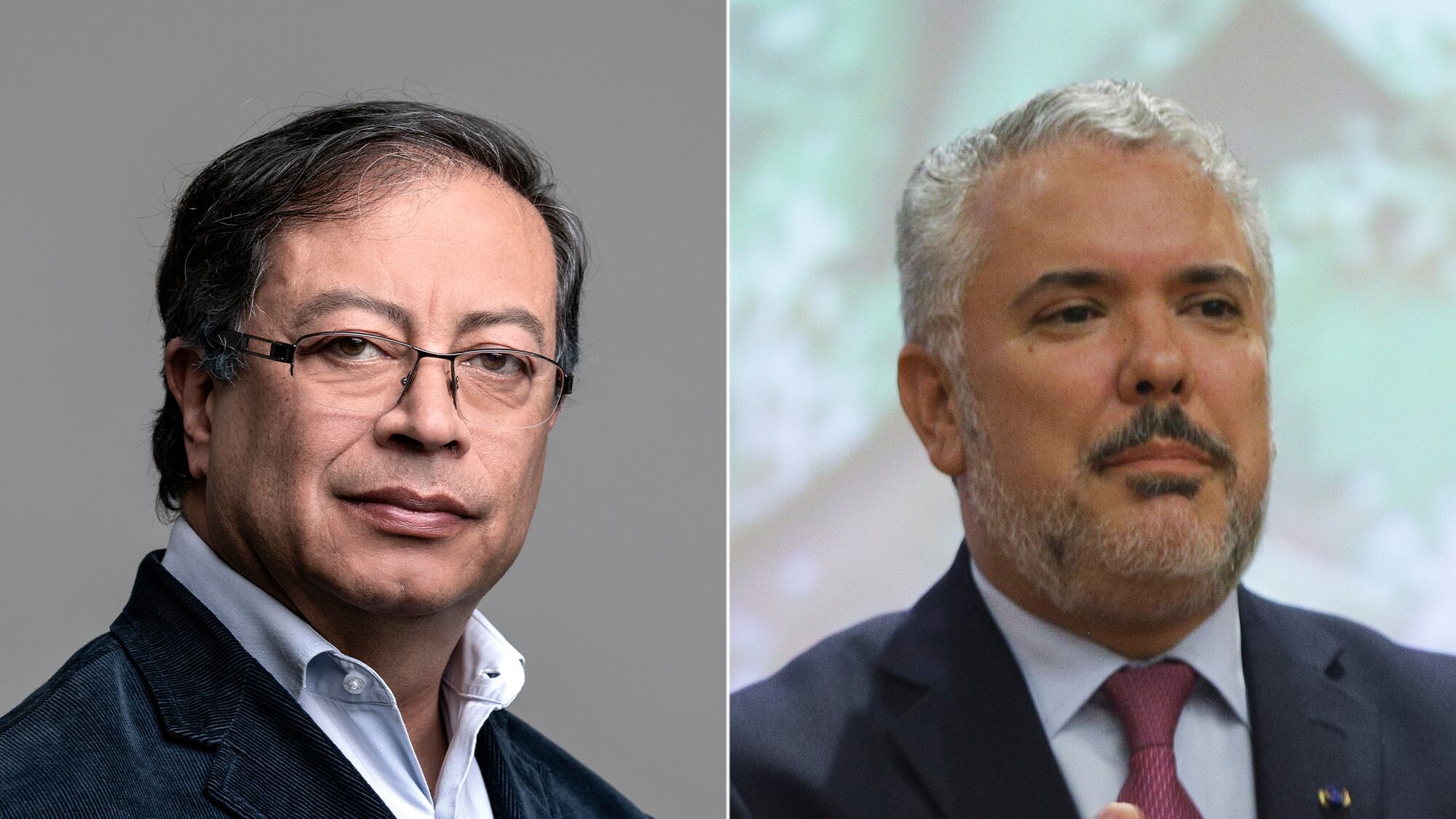 Gustavo petro e Iván Duque