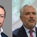 Gustavo petro e Iván Duque