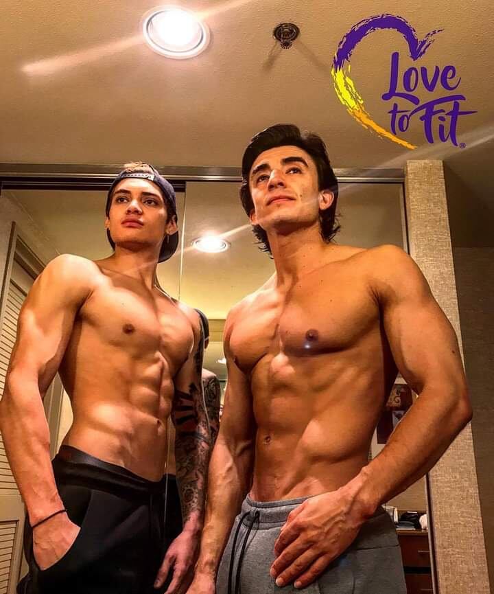 Actor Francisco Bolívar y su hermano Santiago