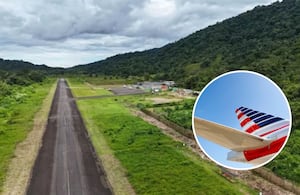 Inauguración del aeropuerto José Celestino Mutis.
