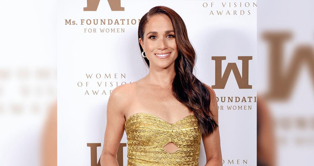 La esposa del príncipe Harry, la exactriz Meghan Markle, recibió el premio Women of Vision.