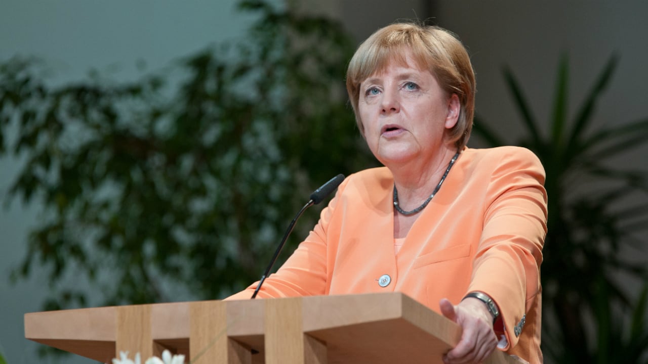 La canciller alemana destacó que el feminismo es la igualdad de hombres y mujeres en todos los aspectos de la vida.