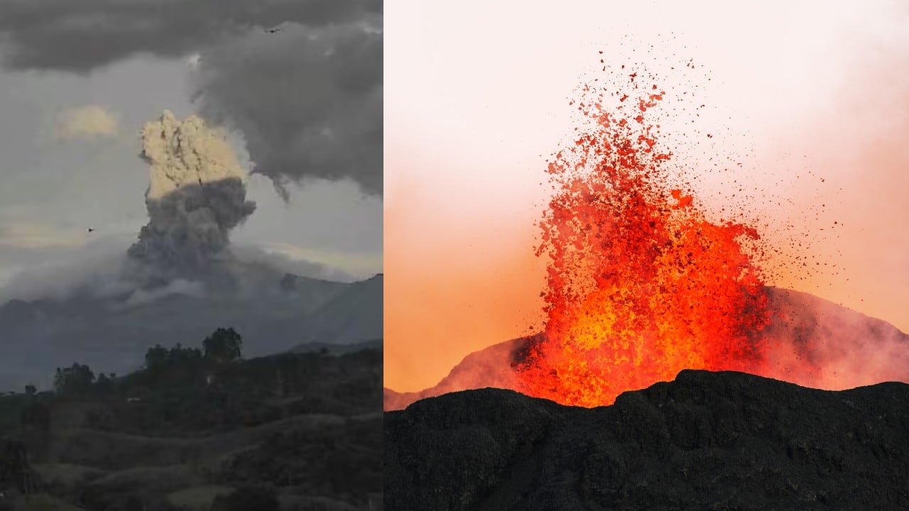 La entidad recomienda a la comunidad no acercarse a la zona de los cráteres en los volcanes Puracé, Piocollo y Curiquinga.