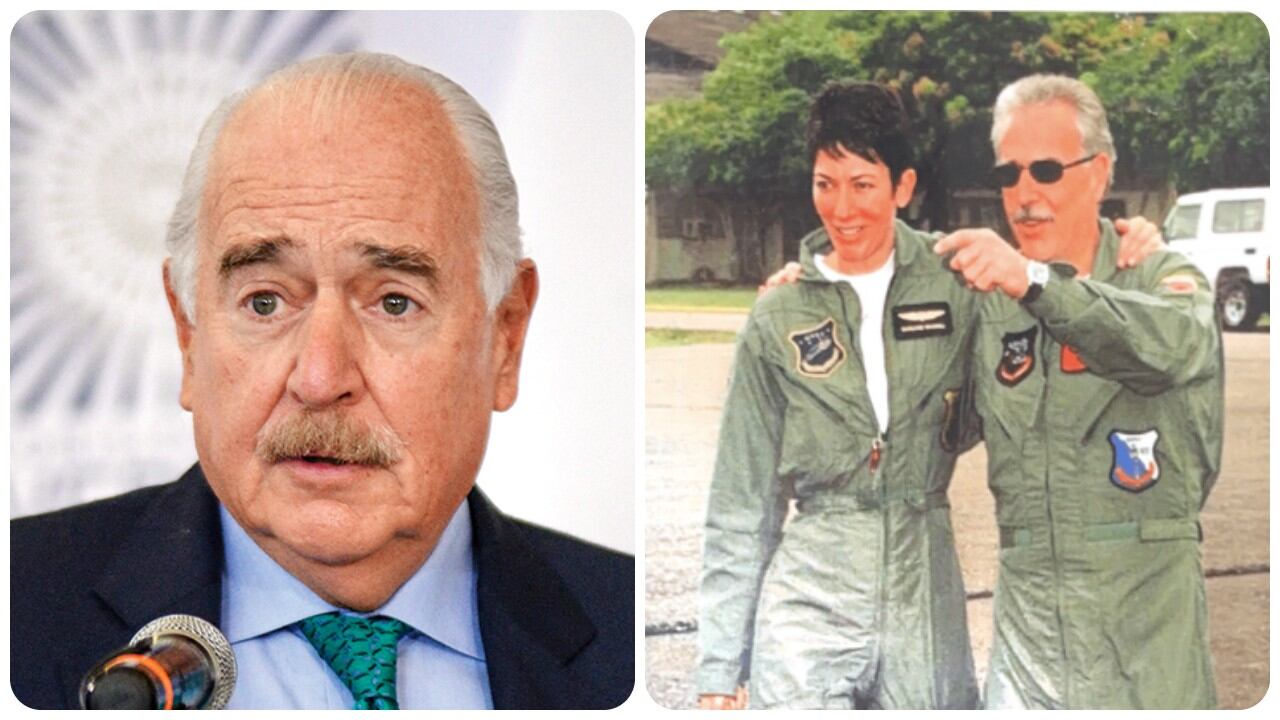 Apareció una imagen del expresidente Andrés Pastrana junto a Ghislaine Maxwell.