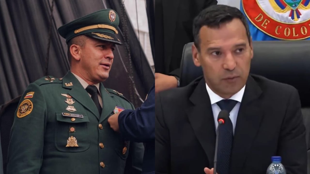 El ahora teniente coronel Sammy Rodríguez, exedecán del presidente Petro, y el ministro de Defensa, Pedro Sánchez, son protagonistas en el choque de versiones del caso.