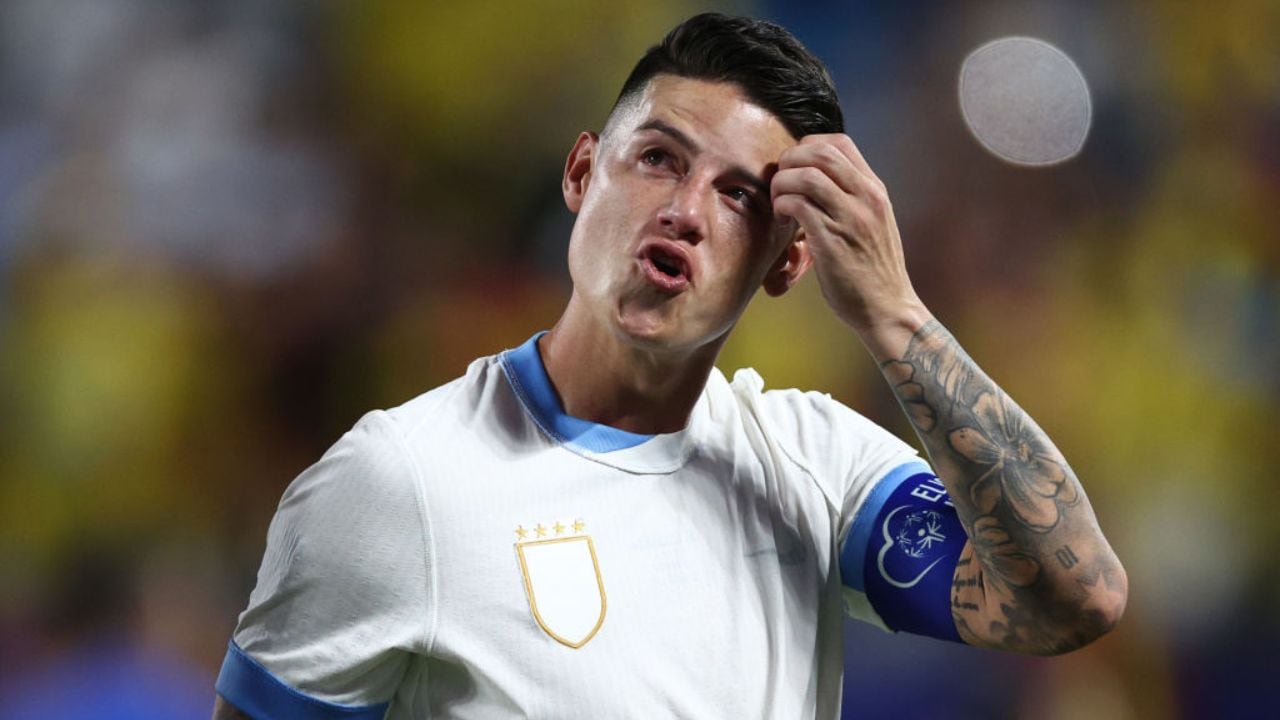 Sentido momento de James.