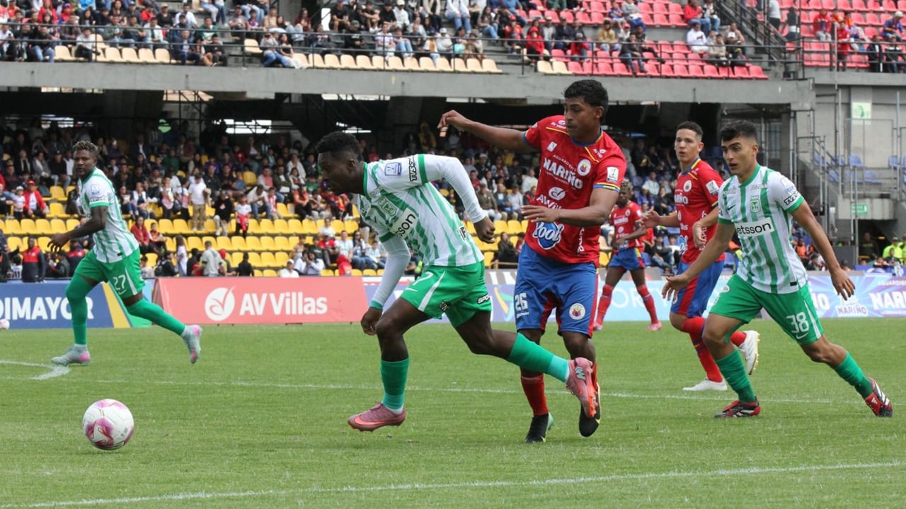 Atlético Nacional ante Deportivo Pasto por Liga BetPlay