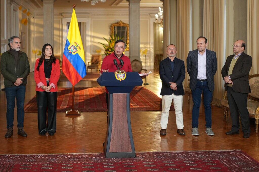 El presidente Gustavo Petro realizó una alocución el domingo 15 de febrero.