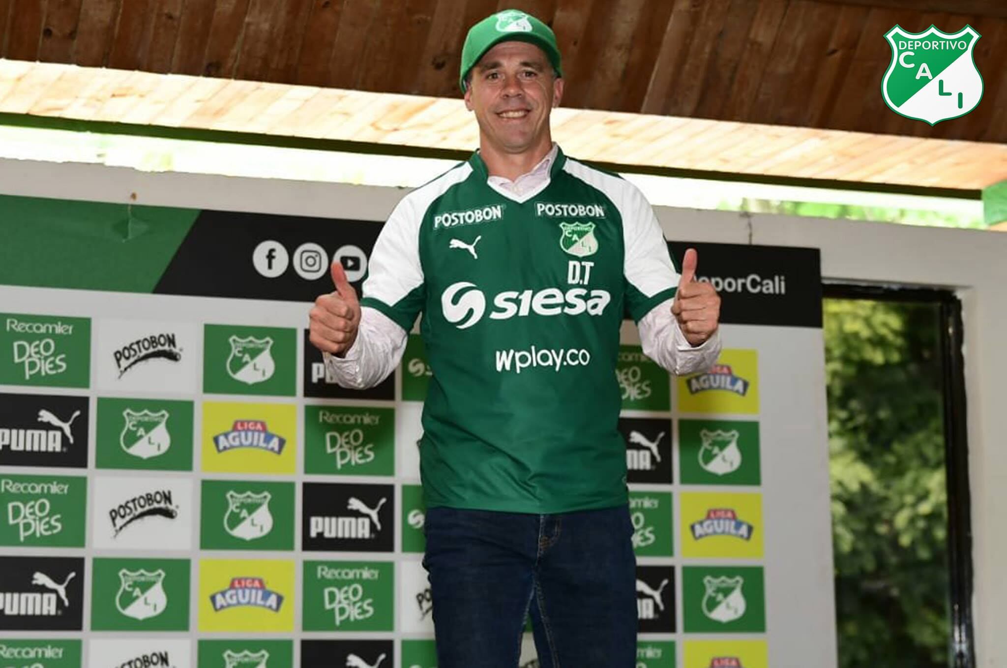 Lucas Pusineri dirigió al Cali en 2019.