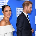 Meghan Markle, esposa del príncipe Enrique, vuelve a la pantalla gigante. (Foto ANGELA WEISS / AFP)