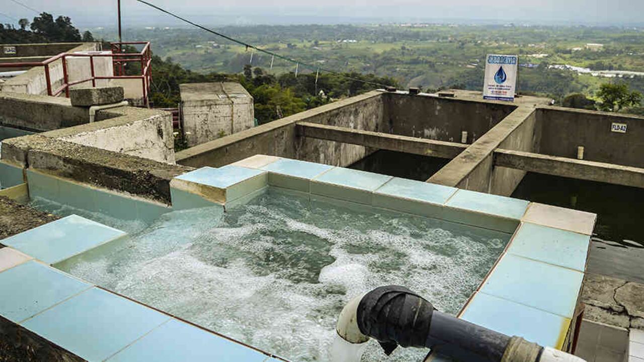 El agua que llega a las casas del corregimiento La Virginia sale un 99 por ciento purificada gracias la PTAP.