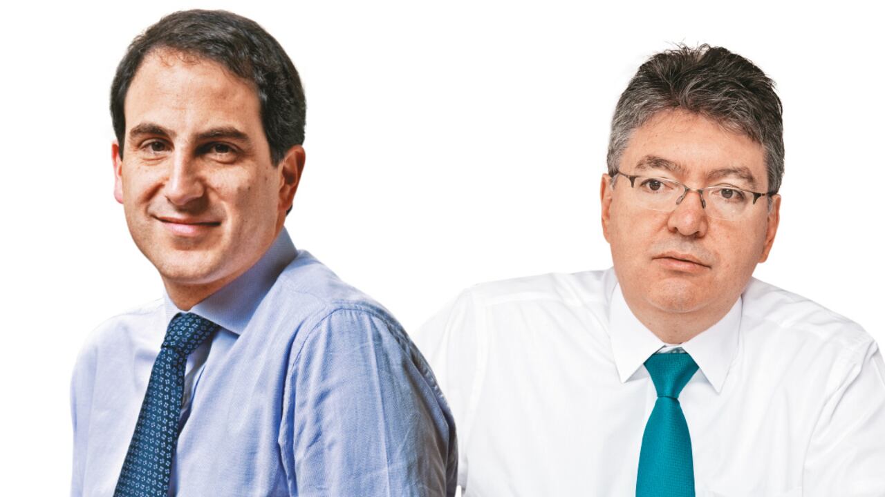 Tomás González, ministro de Minas, y Mauricio Cárdenas, ministro de Hacienda.