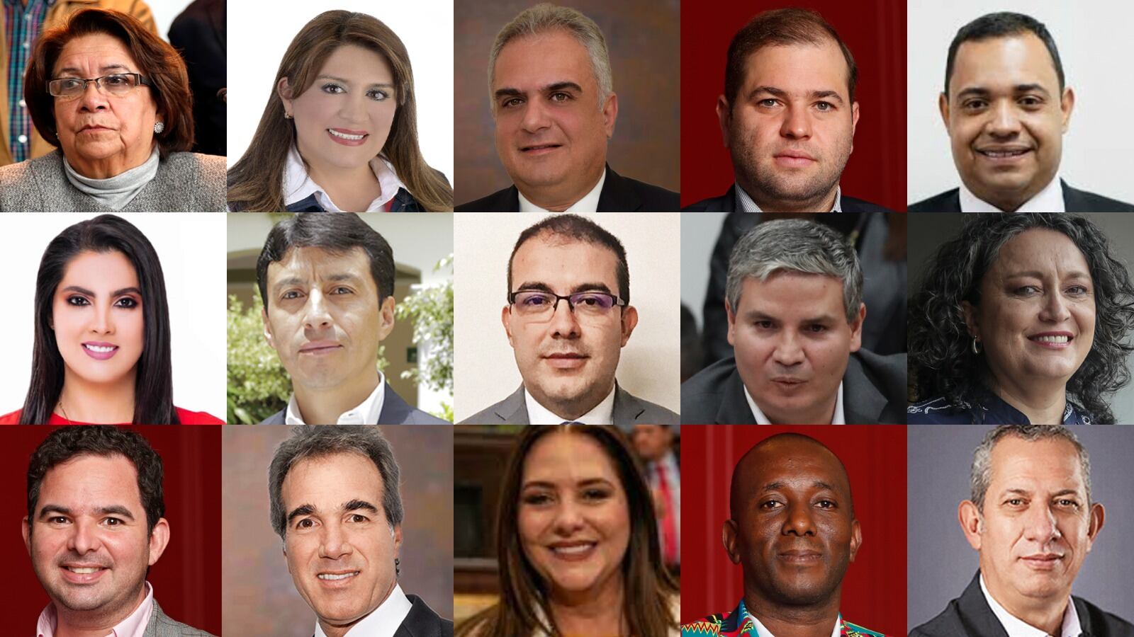 Integrantes de la Comisión Cuarta del Senado.