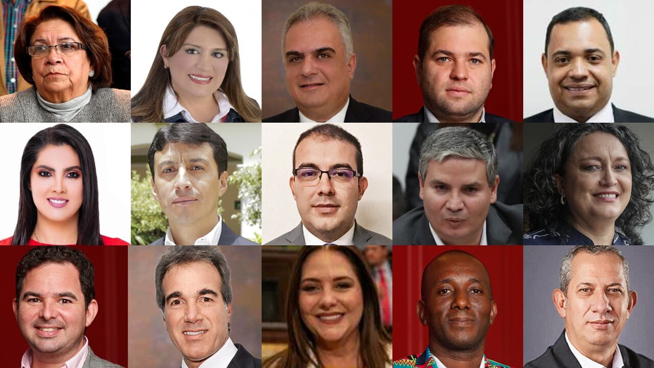 Integrantes de la Comisión Cuarta del Senado.