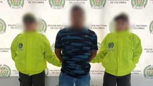 El hombre fue capturado en Montería.