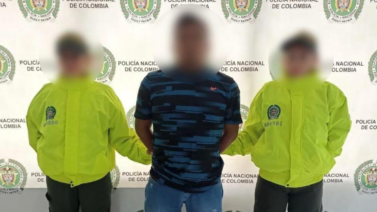 El hombre fue capturado en Montería.
