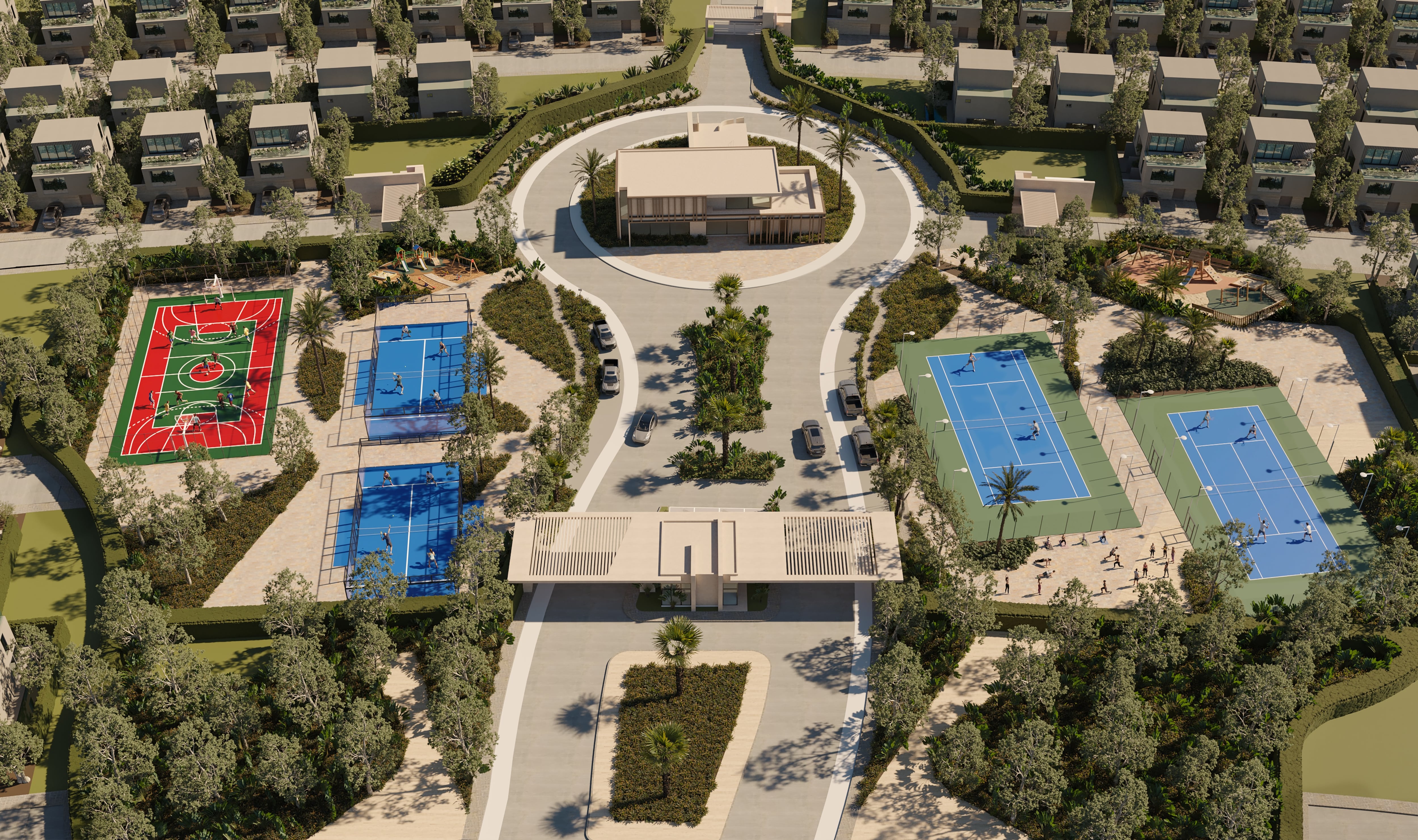 Más de 25 amenidades privadas, entre el núcleo central del condominio y las zonas sociales de cada etapa.