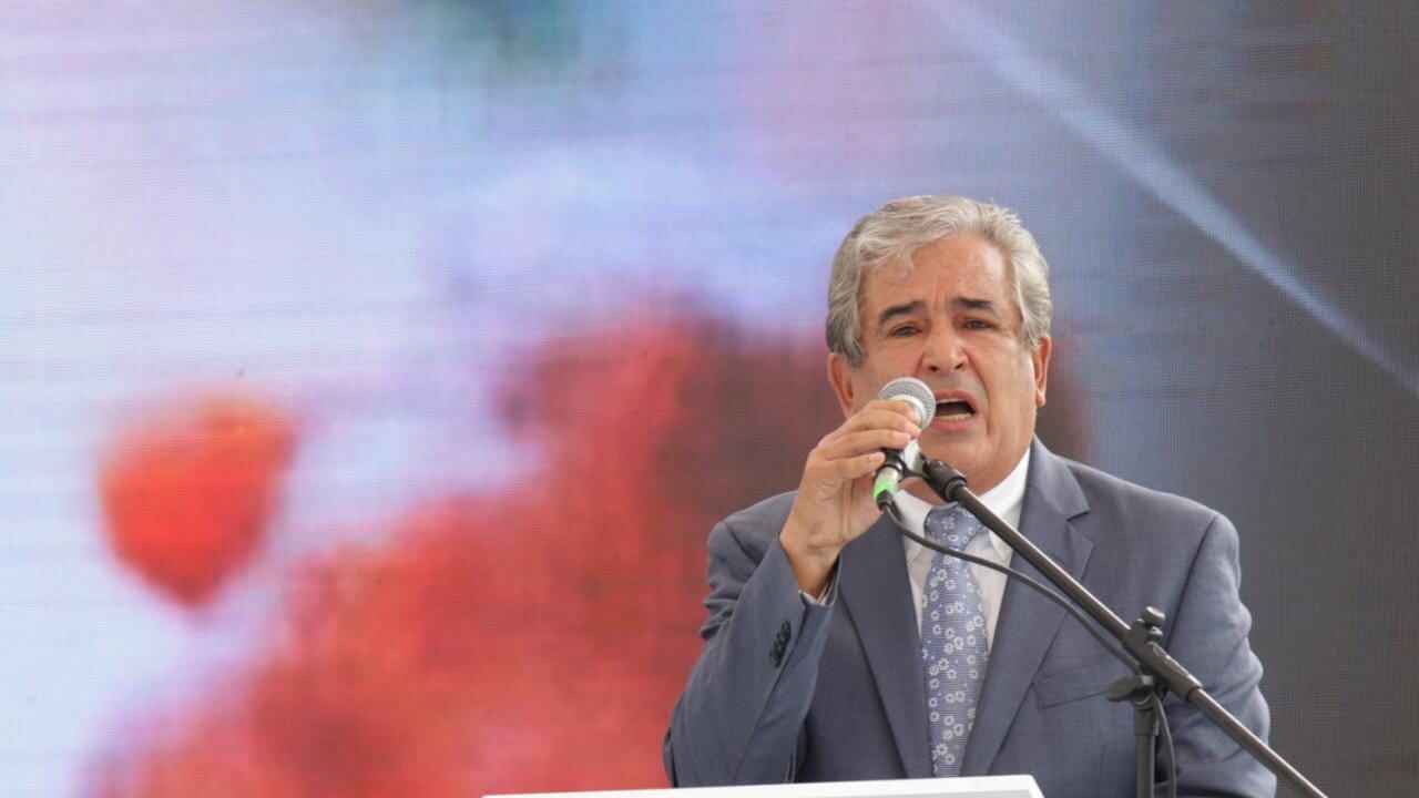 Jorge Luis Pinto en el homenaje a Freddy Rincón