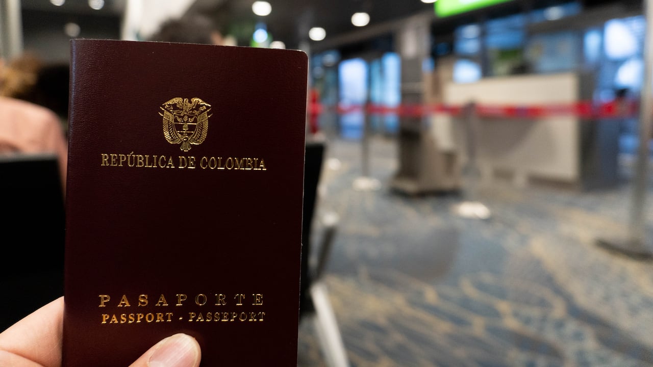Pasaporte colombiano.