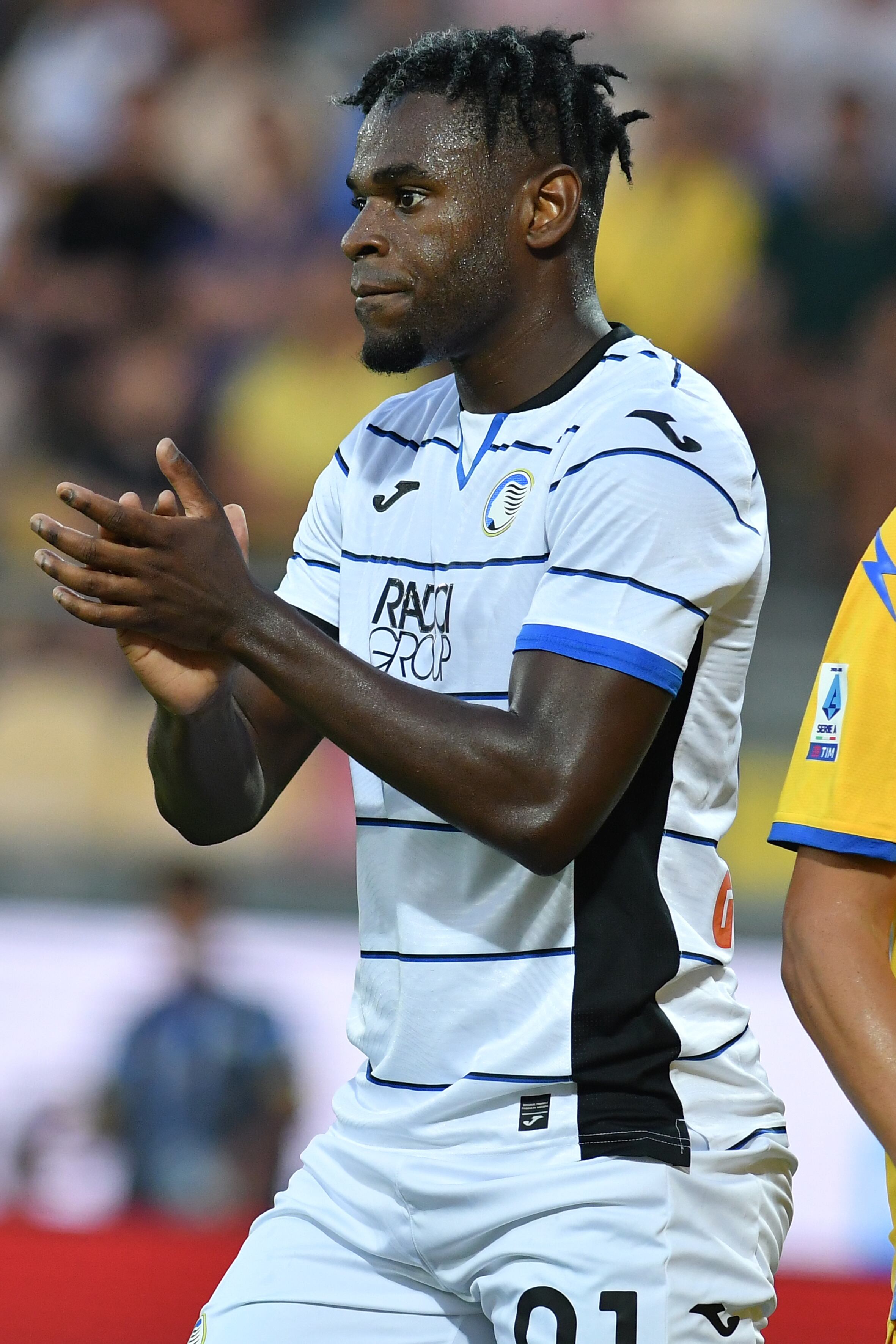 The Atalanta player Duvan Zapata during the match Frosinone-Atalanta at the Benito Stirpe stadium. Frosinone (Italy), August 26th, 2023 (Photo by Massimo Insabato/Archivio Massimo Insabato/Mondadori Portfolio via Getty Images)