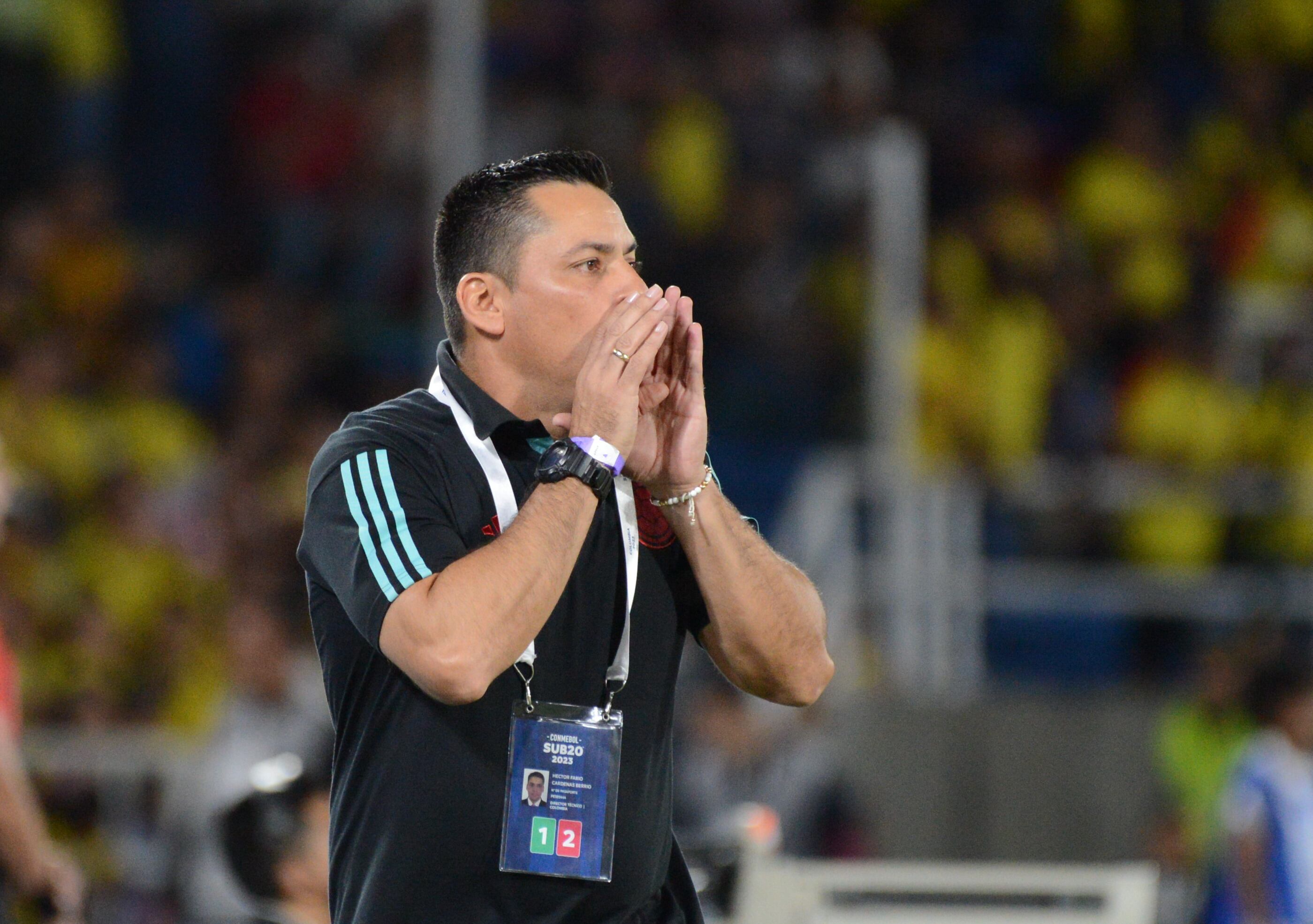 Deportes: El director técnico de la Selección Colombia Masculina Sub-20, Héctor Cárdenas