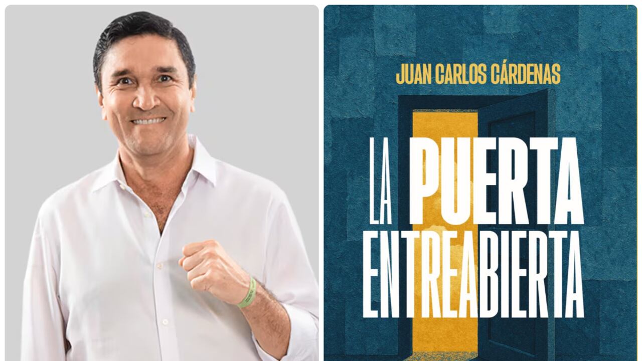 Juan Carlos Cárdenas, exalcalde de Bucaramanga, lanza su primer libro.