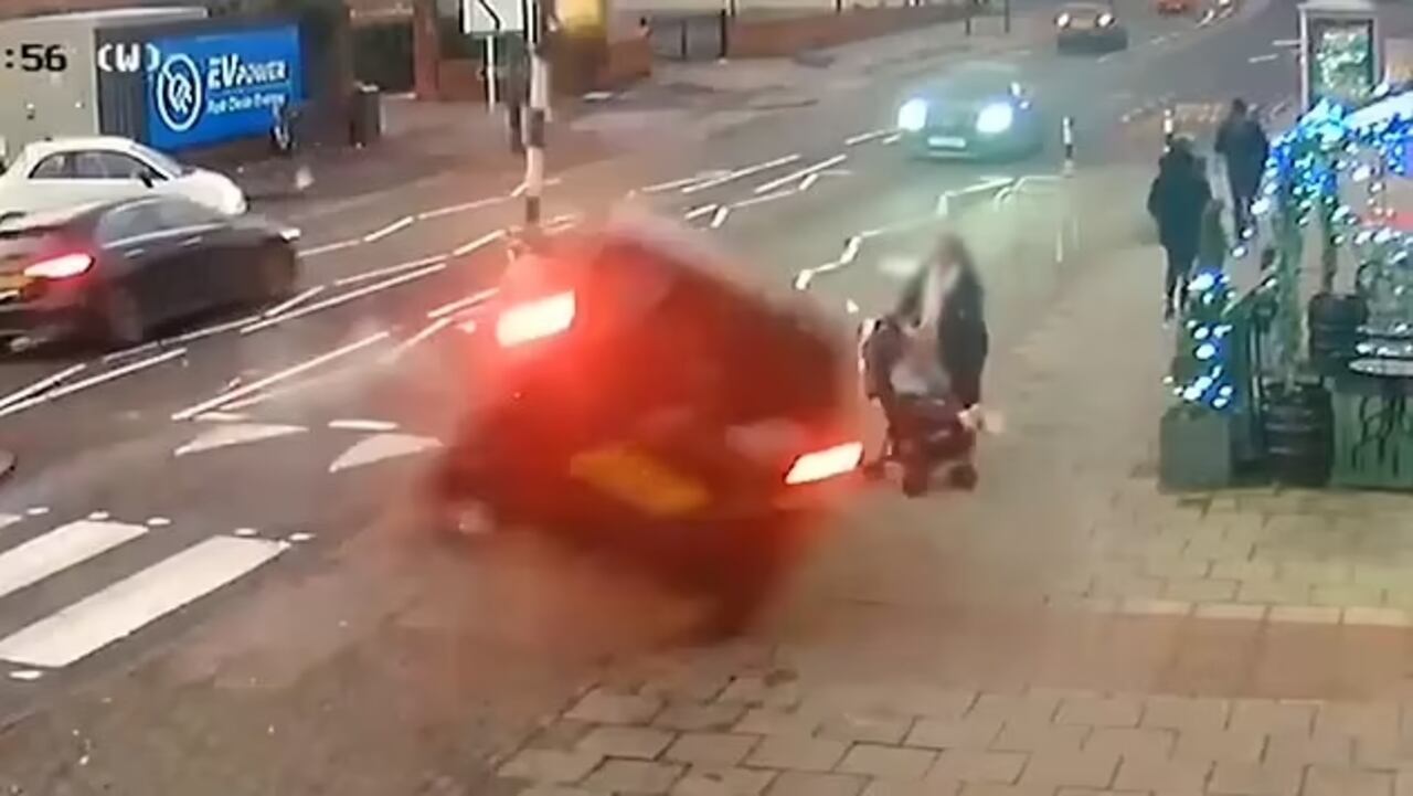 Choque vehicular en el Reino Unido