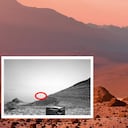 La imagen fue captada el 10 de abril de 2024, cuando el rover exploraba un terreno rocoso cerca de la cresta de Gediz Vallis, en las laderas inferiores del monte Sharp.