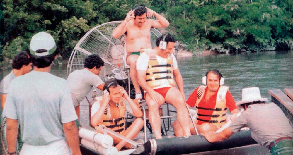 En la época de esplendor de la Hacienda Nápoles, cuando los paseos con figuras como Alberto Santofimio eran una constante.