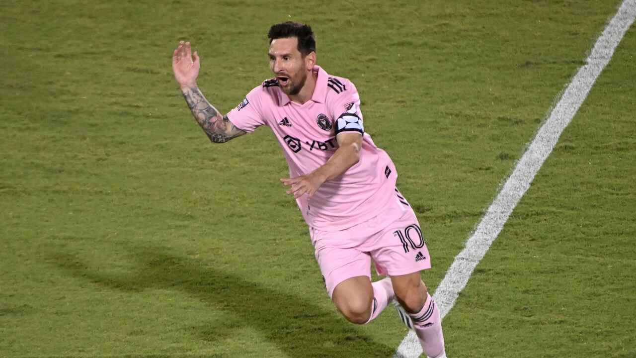 Lionel Messi marcó doblete en el duelo del Inter de Miami por la Leagues Cup.
