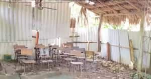 Estado de un colegio en Córdoba, mostrado en un video de Ademacor.