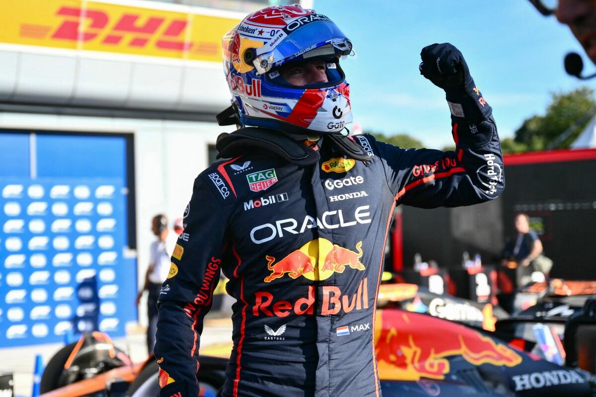 Verstappen sorprende a McLaren en Monza.