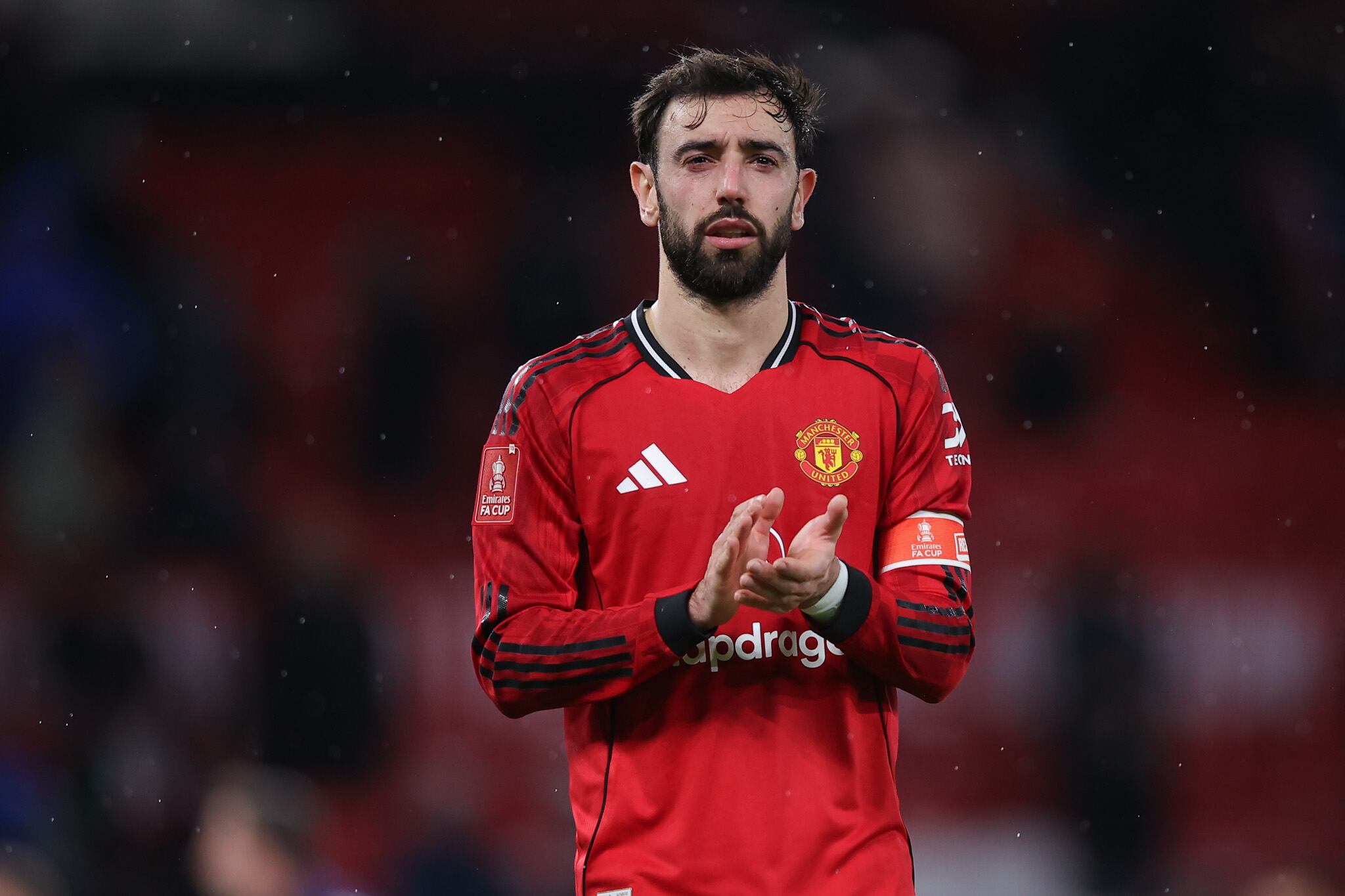 Bruno Fernandes, capitán y referente del actual plantel del Manchester United