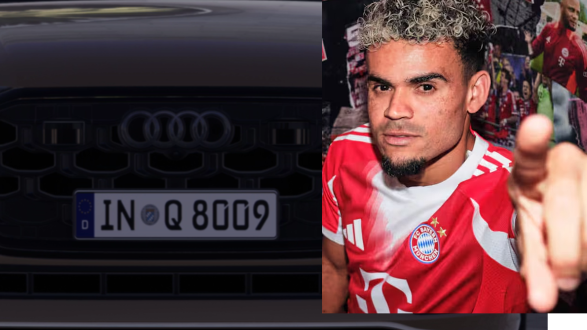 El  Audi Q8 55 TFSI es híbrido y fue el escogido por el colombiano Luis Díaz.