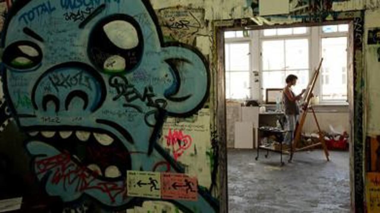 Estudio de uno de los artistas de Tacheles.