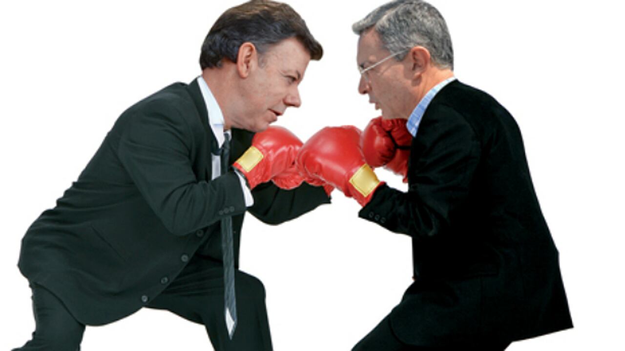 Santos comparó a los uribistas con 'Los urabeños' y Uribe reaccionó pidiendo investigación.